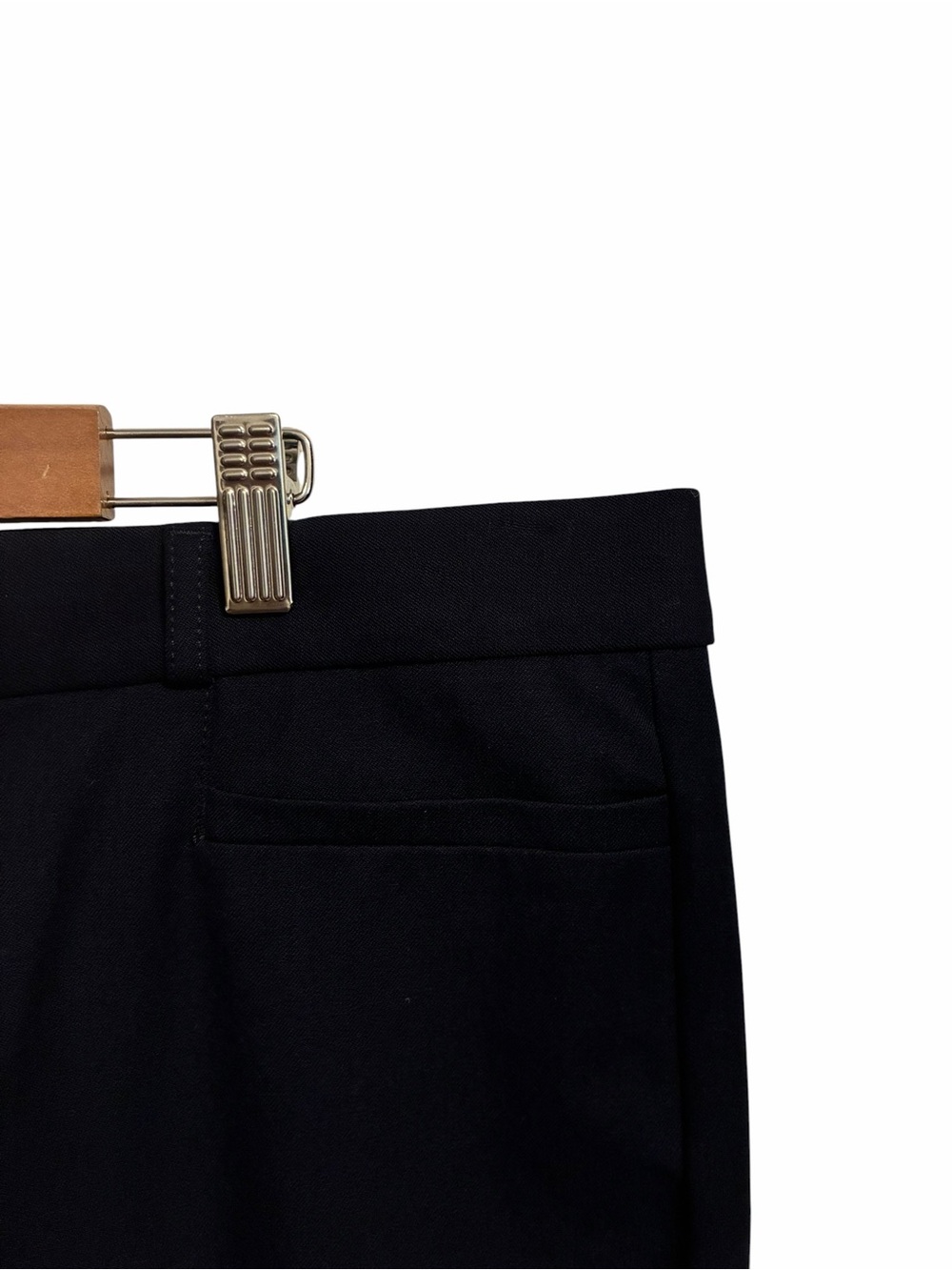 Banana Republic Sloan Fit Navy Blue Tapered Leg Dress Pants Womens Size 12 NEW - Picture 2 of 6
